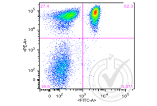 Flow Cytometry validation image for anti-CD4 (CD4) (AA 1-390) antibody (FITC) (ABIN2104933)
