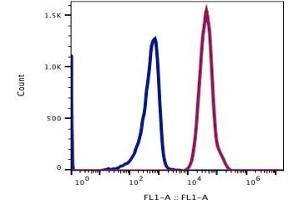 Flow Cytometry (FACS) image for anti-HLA-ABC (HLA-ABC) antibody (FITC) (ABIN5067847)