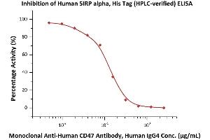 Image no. 1 for Signal-Regulatory Protein alpha (SIRPA) (AA 31-370) (Active) protein (His tag) (ABIN2180706)