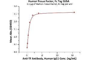 Coagulation Factor III (thromboplastin, Tissue Factor) (F3) (AA 33-251) protein (Fc Tag)