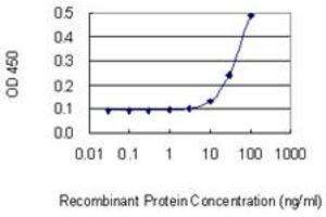 Detection limit for recombinant GST tagged KRT6B is 3 ng/ml as a capture antibody.